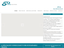 Tablet Screenshot of go-travel-solutions.com